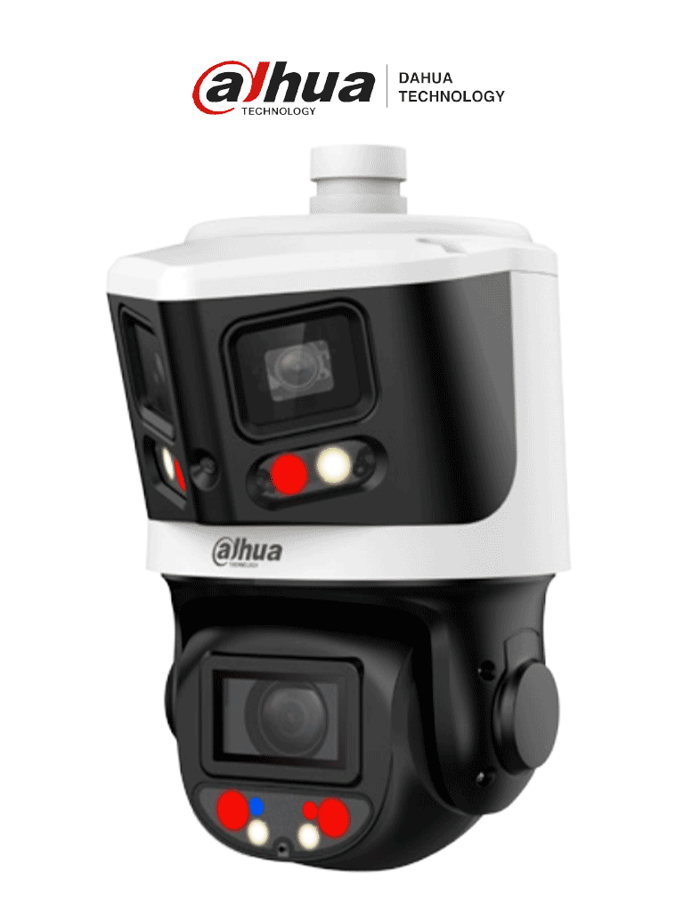 DAHUA DH-SDT3E410-8P-MB-A-PV1 - Cámara PTZ IP X-Spans 8MP+4MP, TiOC: 10X Zoom, IR hasta 70m, Autotracking, Protección perimetral,Multivisión, Disuasión activa, Luz dual inteligente, SMD 4.0/ IP66. DAHUA DH-SDT3E410-8P-MB-A-PV1 - Cámara PTZ IP X-Spans 8MP+4MP, TiOC: 10X Zoom, IR hasta 70m, Autotracking, Protección perimetral,Multivisión, Disuasión activa, Luz dual inteligente, SMD 4.0/ IP66.